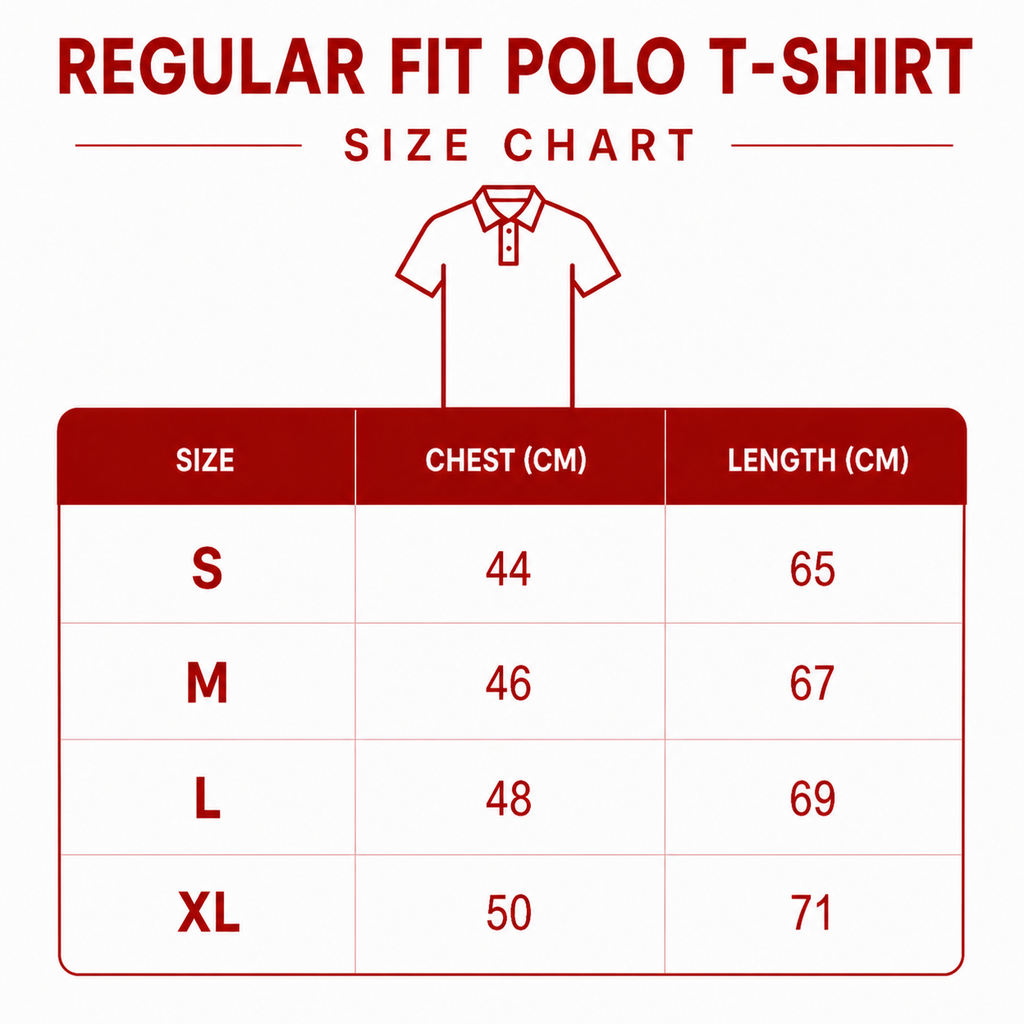 Raglan Polo T-Shirt - Navy &White | Regular Fit
