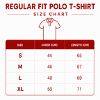 Raglan Polo T-Shirt - Navy &White | Regular Fit